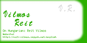 vilmos reit business card
